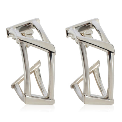 Tiffany & Co. Gehry Hoop Earrings in Sterling Silver