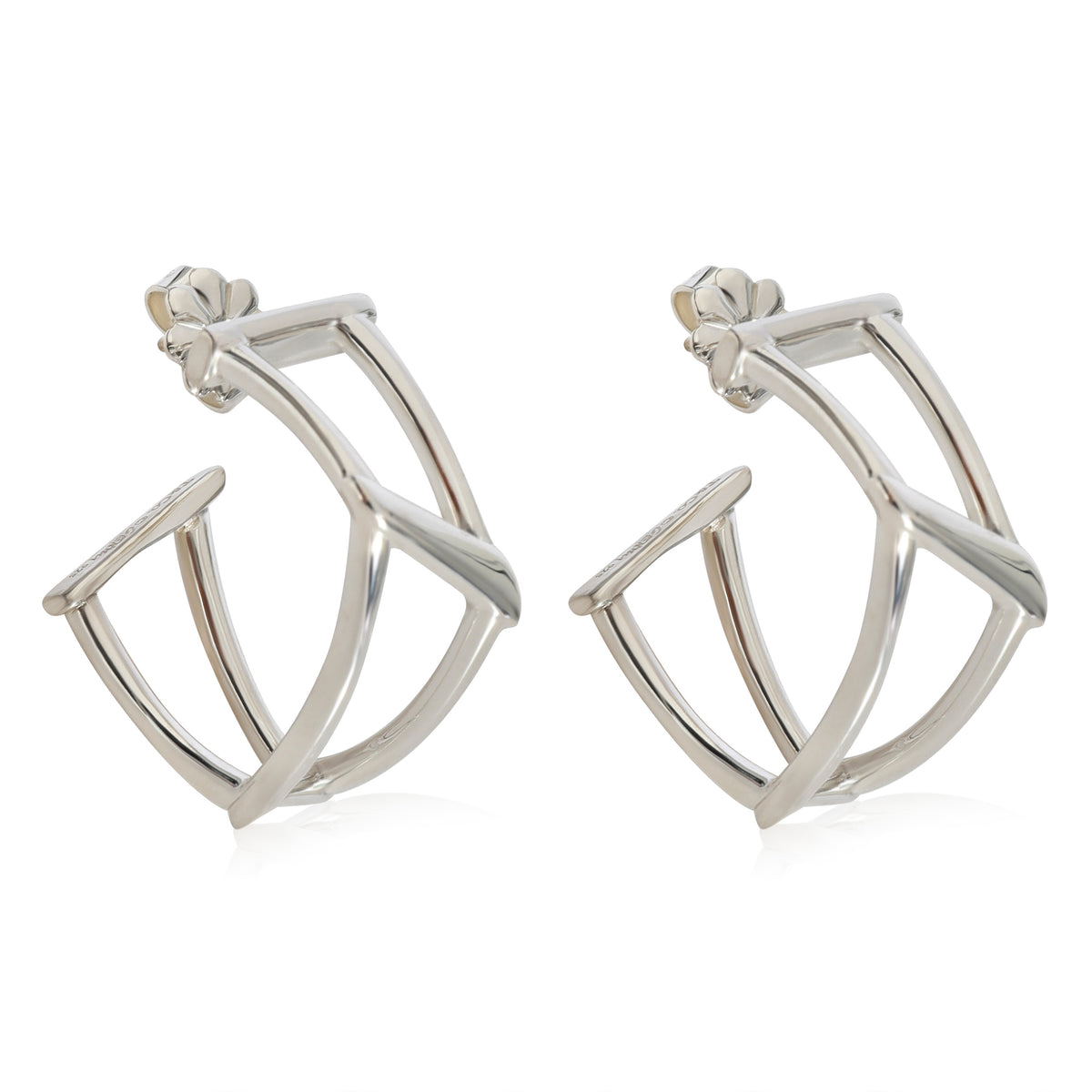 Tiffany & Co. Gehry Hoop Earrings in Sterling Silver