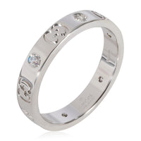 Gucci Icon Diamond Thin Ring in 18K White Gold 0.15 CTW