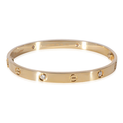 Cartier Love Bracelet, 4 Diamonds (Yellow Gold, Diamonds)