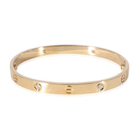 Cartier Love Bracelet, 4 Diamonds (Yellow Gold, Diamonds)