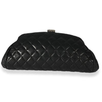 Chanel Black Quilted Lambskin Timeless Clutch