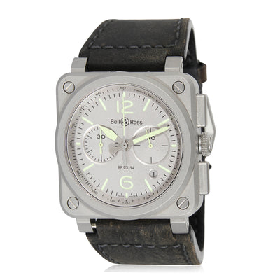 Bell & Ross Horolum BR0394-GR-ST/SCA Mens Watch in  Stainless Steel