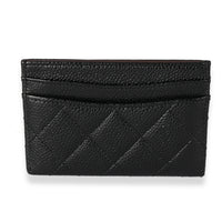 Chanel Black Quilted Caviar Classic Card Holder