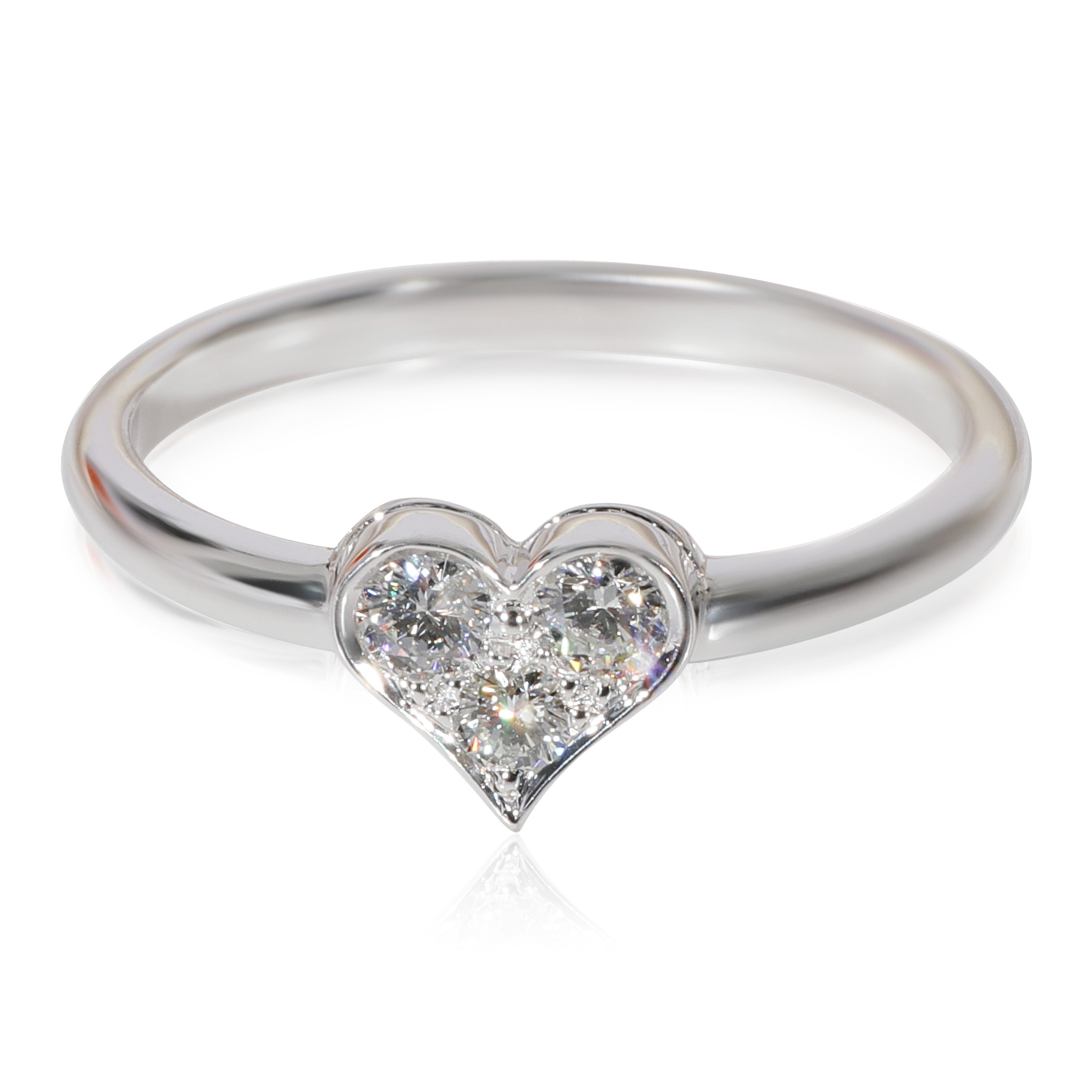 Tiffany Diamond Heart Ring in Platinum CTW myGemma