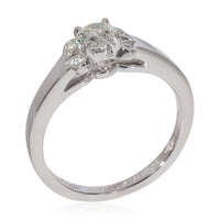 Cartier Ballerine  Diamond Engagement Ring in 950 Platinum H VVS2 0.37 CT