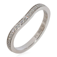 Cartier Ballerine Diamond Band in 950 Platinum 0.09 CTW