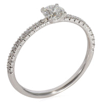 Cartier Etincelle Diamond  Engagement Ring in 950 Platinum G VVS2 0.5 CTW