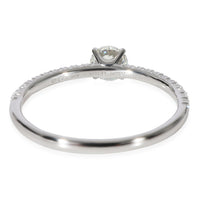 Cartier Etincelle Diamond  Engagement Ring in 950 Platinum G VVS2 0.5 CTW