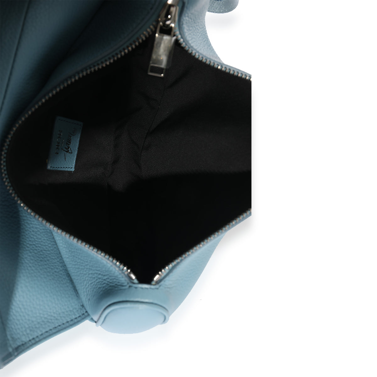 Dior x Shawn Stussy Blue Calfskin Saddle Bag