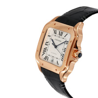 Cartier Santos de Cartier WGSA0019 Mens Watch in 18kt Rose Gold