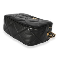 Chanel Black Quilted Lambskin Small Bowling Bag