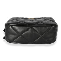 Chanel Black Quilted Lambskin Small Bowling Bag