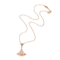 BVLGARI Divas Dream Diamond  Pendant in 18k Rose Gold 0.27 CTW