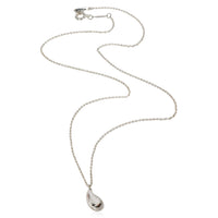 Tiffany & Co. Elsa Peretti Teardrop Pendant in Sterling Silver on a Chain