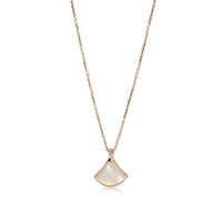 BVLGARI Divas Dream Diamond Pendant in 18K Rose Gold 0.01 CTW