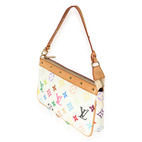 Louis Vuitton White Monogram Multicolore Pochette