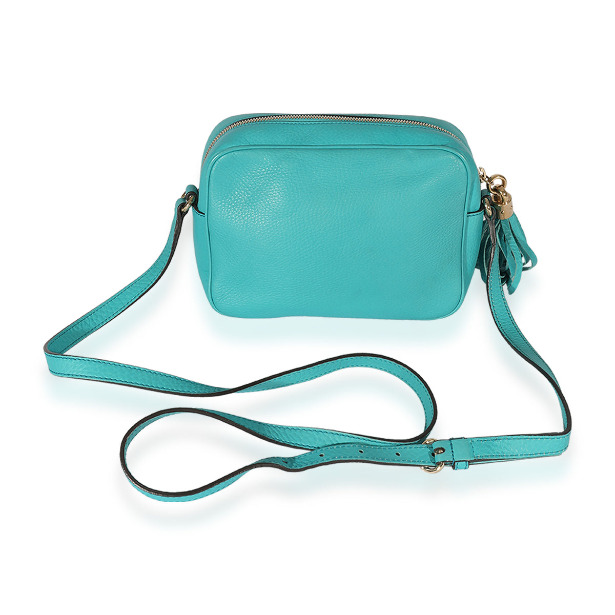 Gucci Teal Leather Soho Disco Bag