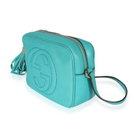 Gucci Teal Leather Soho Disco Bag