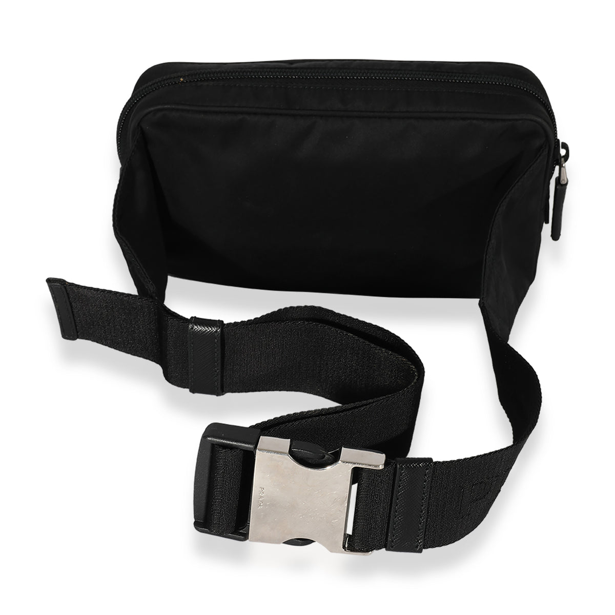 Black Re-nylon Belt Bag