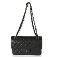 Chanel Black Quilted Caviar Small Classic Flap Bag