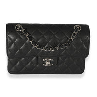 Chanel Black Quilted Caviar Small Classic Flap Bag