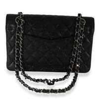 Chanel Black Quilted Caviar Small Classic Flap Bag