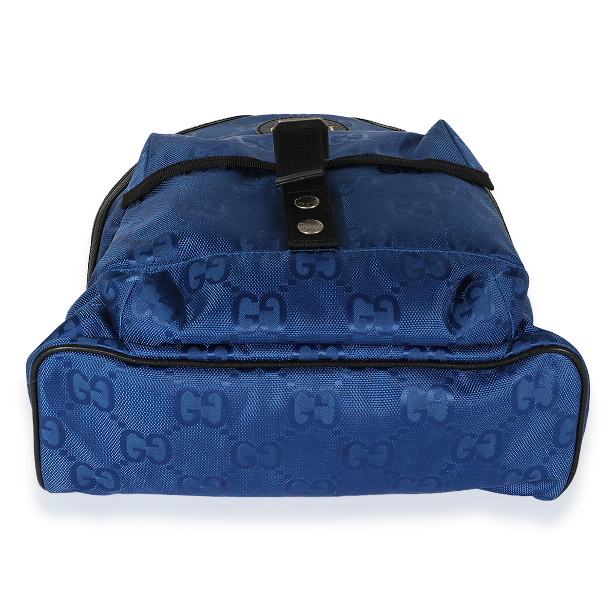 Gucci Blue Econyl Monogram Off The Grid Backpack