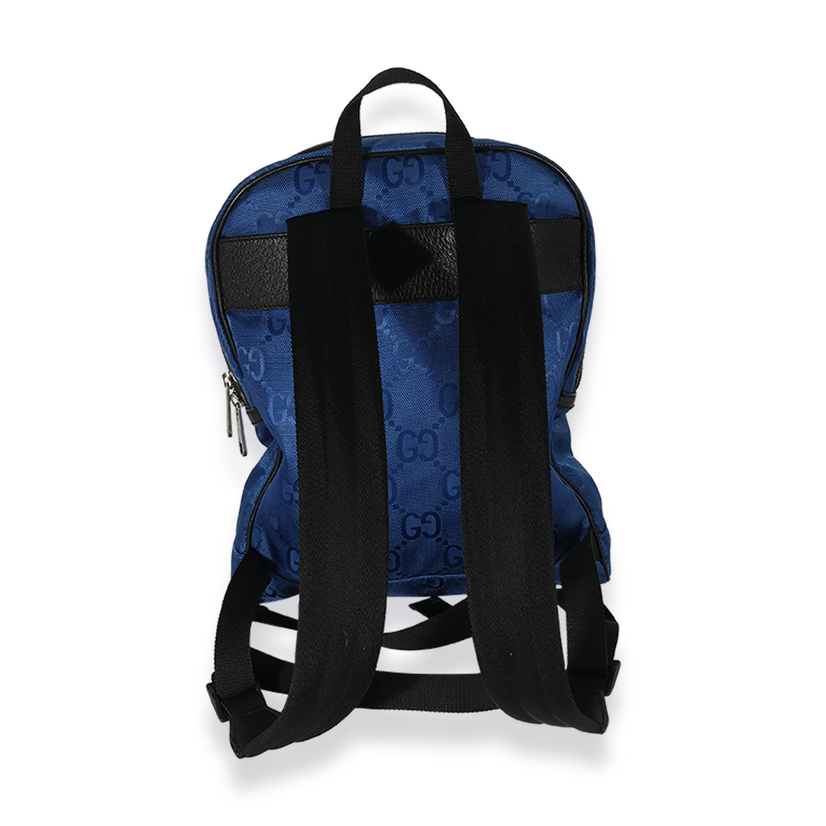 Gucci Blue Econyl Monogram Off The Grid Backpack