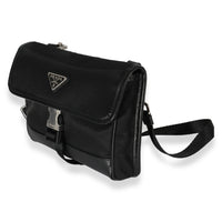 Prada Black Re-Nylon & Saffiano Leather Smartphone Case