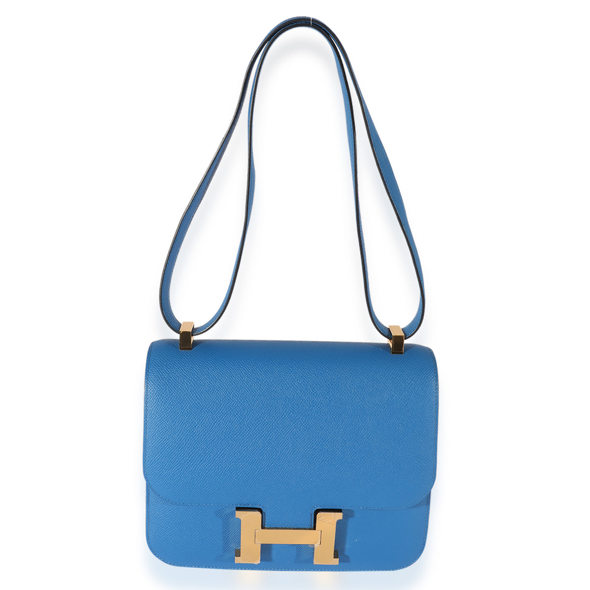 Hermes Constance Bag Epsom 24 Blue 21440723