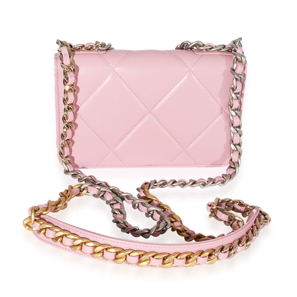 Chanel Pink Quilted Lambskin Heart Belt Bag, myGemma