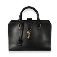 Saint Laurent Black Leather Downtown Cabas