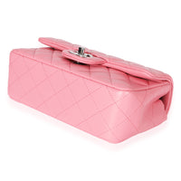 Chanel Pink Quilted Lambskin 21B Mini Rectangular Flap Bag