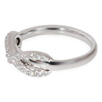 Tiffany & Co. Infinity Diamond Fashion Ring in 18k White Gold 0.13 CTW