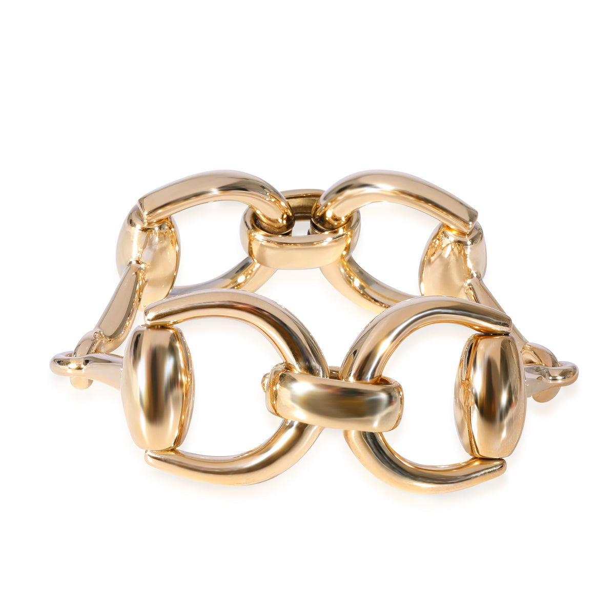 Gucci Horsebit Bracelet in 18k Yellow Gold