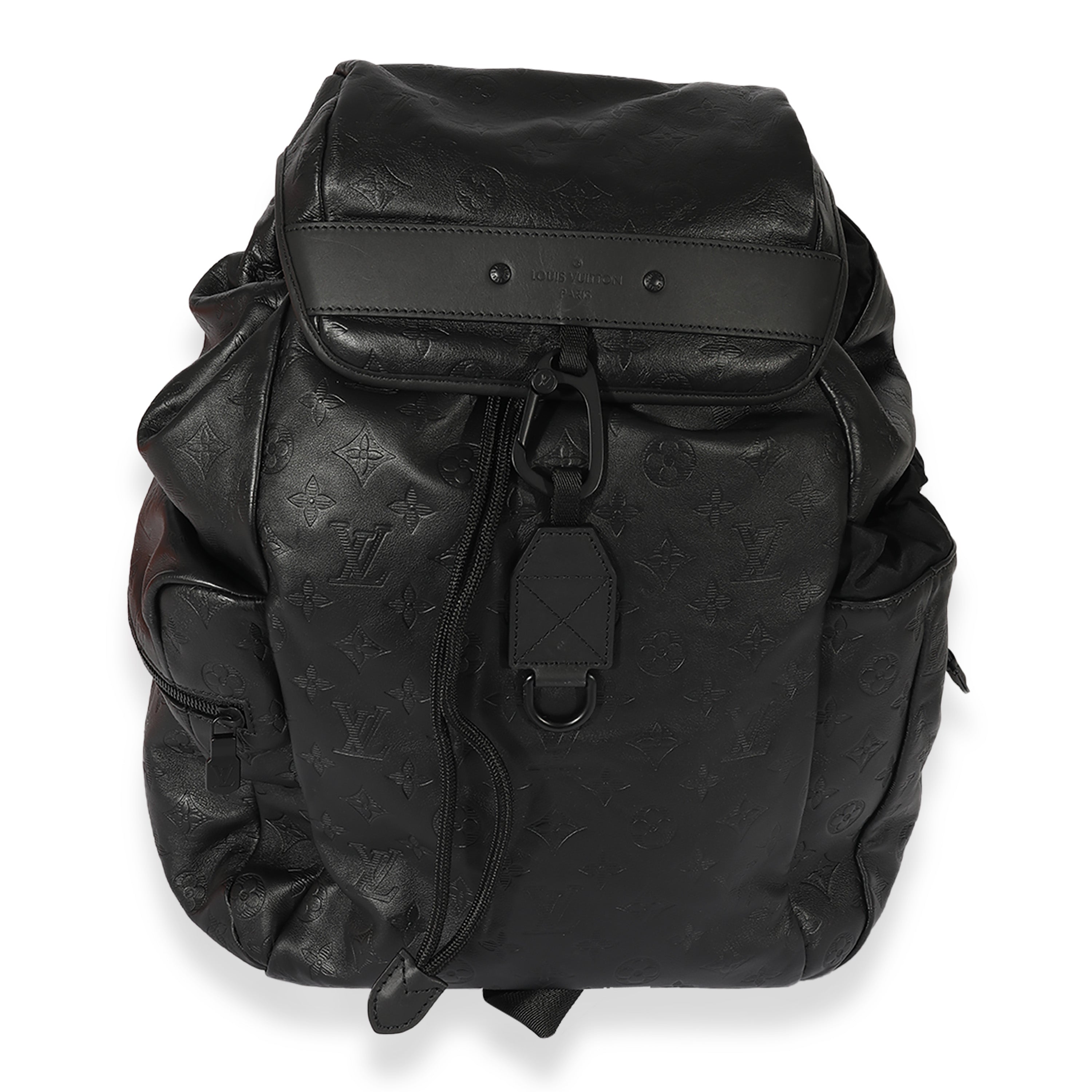Louis Vuitton Discovery Backpack Monogram Shadow Black 9255