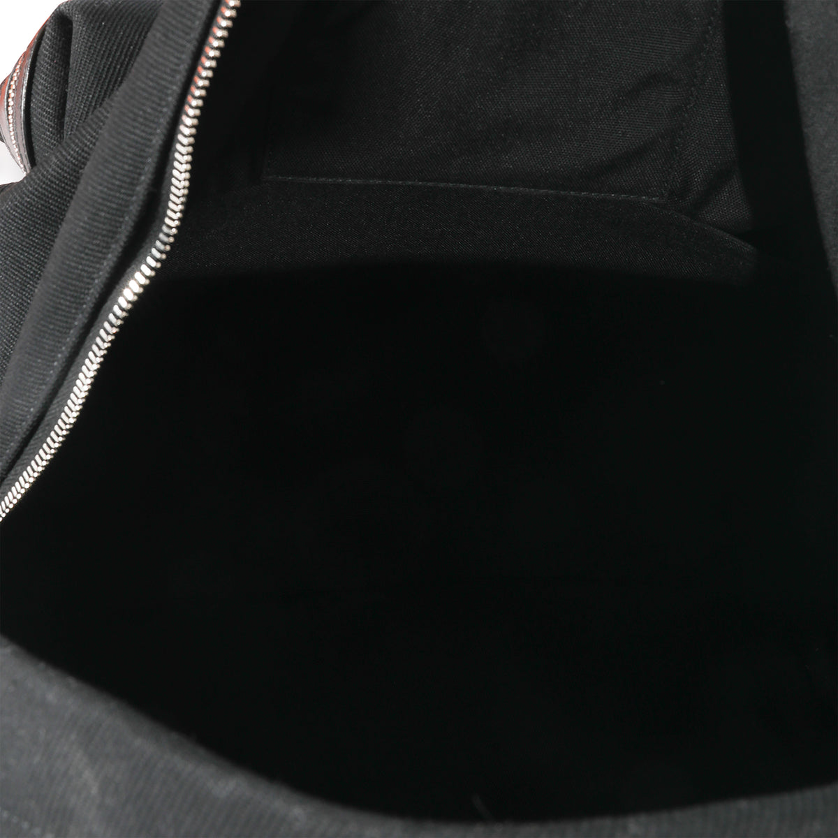 Saint Laurent Black Canvas Embroidered City Backpack