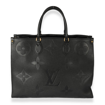 Louis Vuitton Black Empreinte Onthego GM