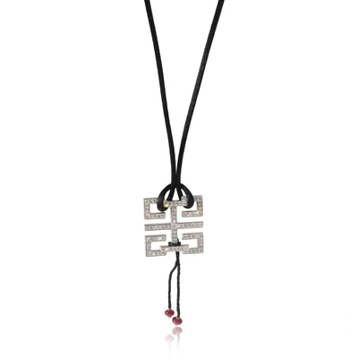 Cartier Le Baiser du Dragon Pendant Necklace With Ruby Tassel 1.64 CTW