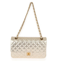 Chanel 22P Gold Lambskin Medium Classic Flap Bag
