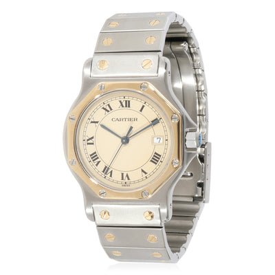 Cartier Santos Ronde 187902 Unisex Watch in  Stainless Steel/Yellow Gold