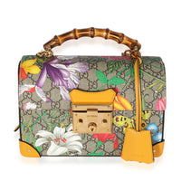 Gucci Flora GG Bamboo Padlock Bag