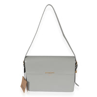 Burberry Grey Smooth Leather Large Alice Bag