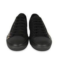 Larkhall Check Canvas Black