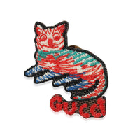 Gucci Embroidered Cat Pin