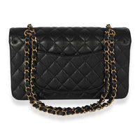 Chanel Black Quilted Caviar Medium Classic Double Flap Bag