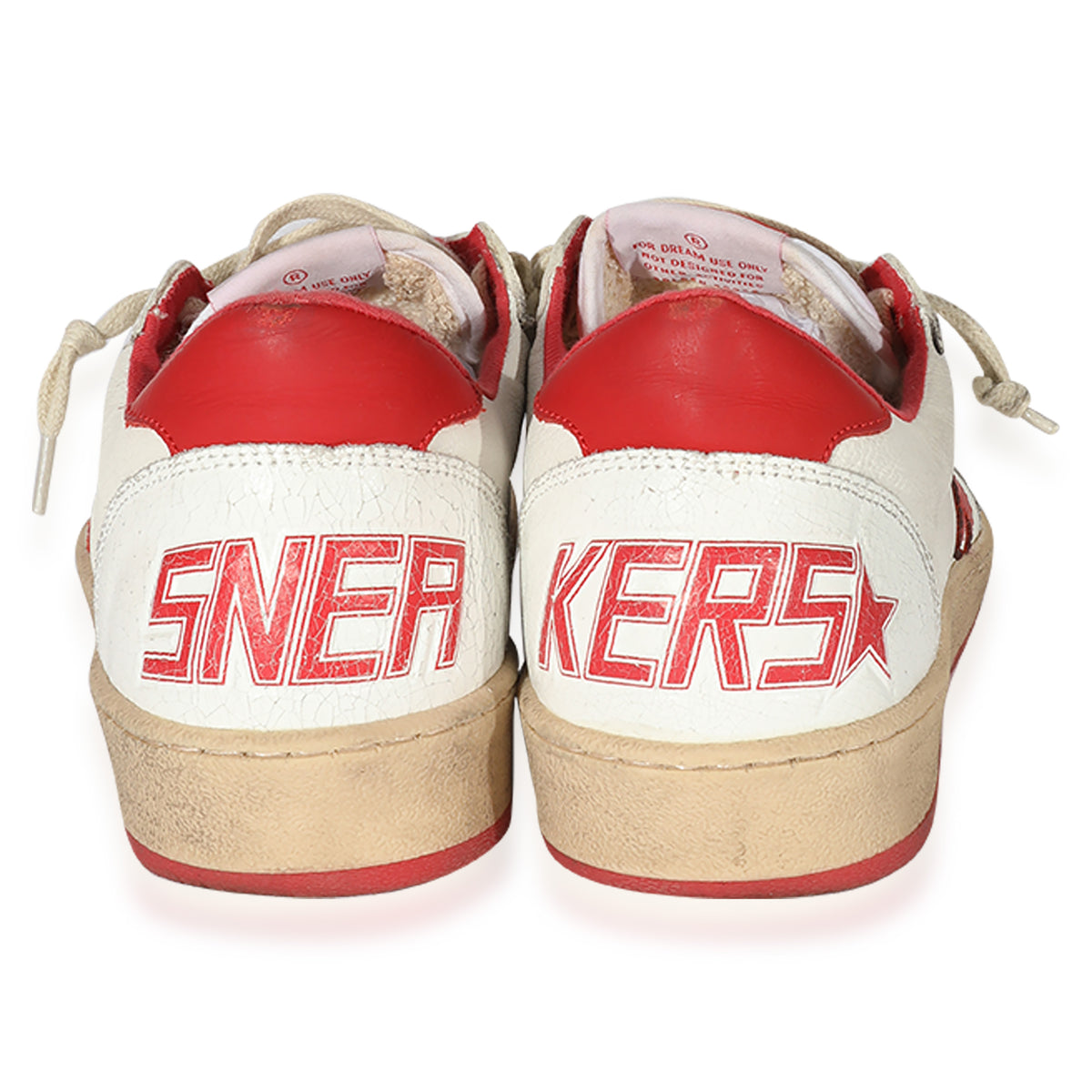 Golden Goose Ball Star White Red