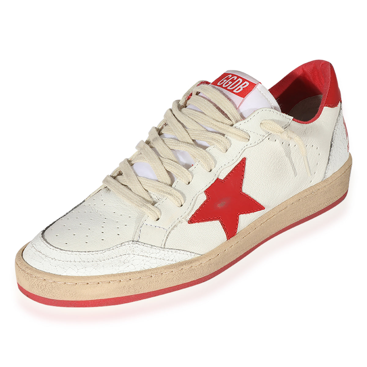 Golden Goose Ball Star White Red