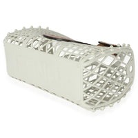 Fendi White Recycled Plastic Small Basket Bag